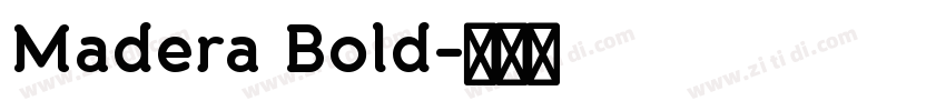 Madera Bold字体转换